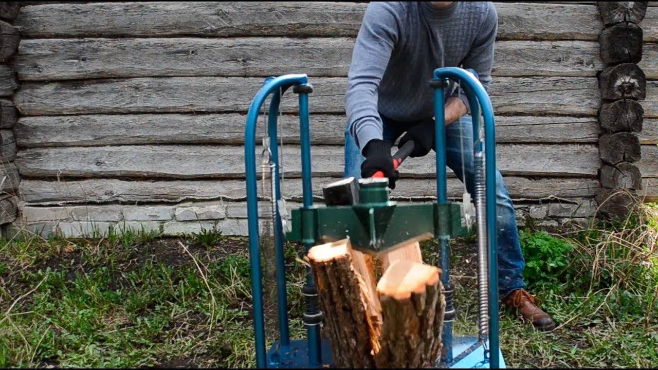 Разновидности приспособлений для колки дров: изготовление своими руками, видео инструкция и виды дровоколов