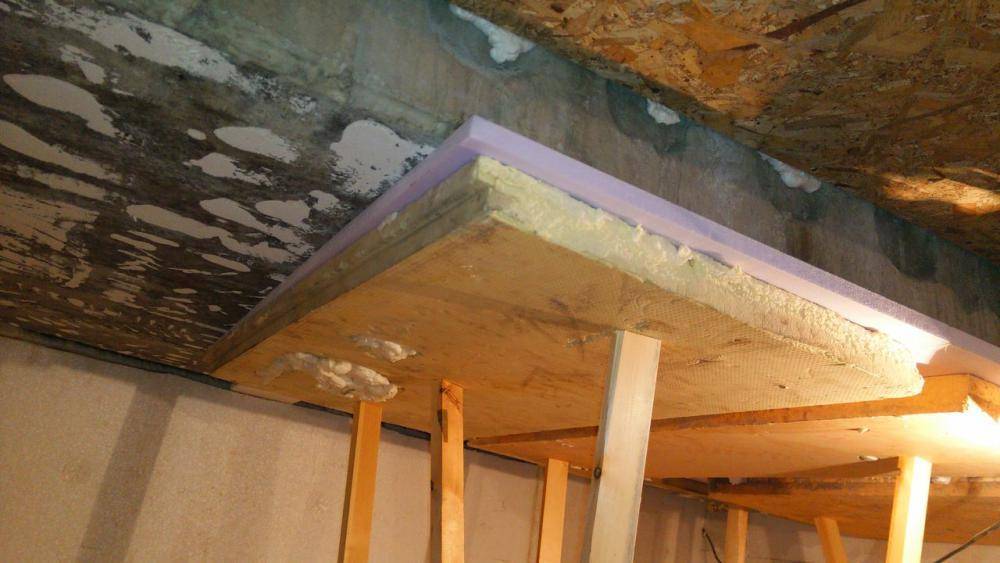 Потолок подвала под домом: структура, утепление и отделка