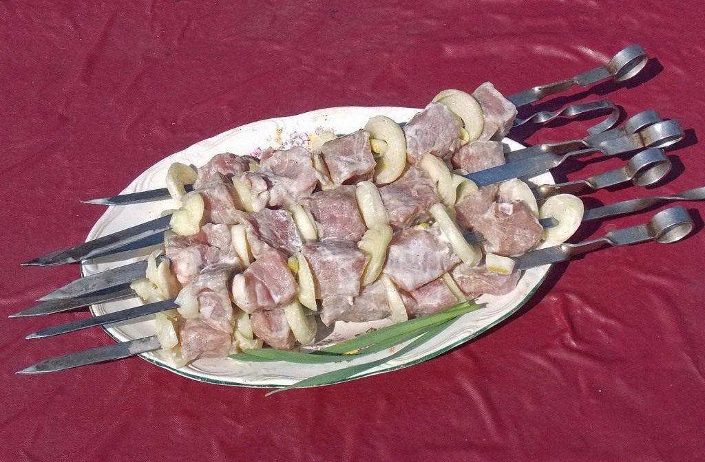 Маринад для шашлыка из свинины с луком: как и сколько мариновать, рецепты