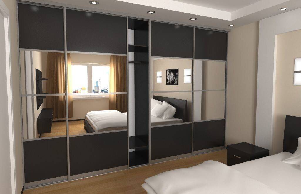 Встраиваемый шкаф в спальню: стильные решения и современные модели шкафов (165 фото)