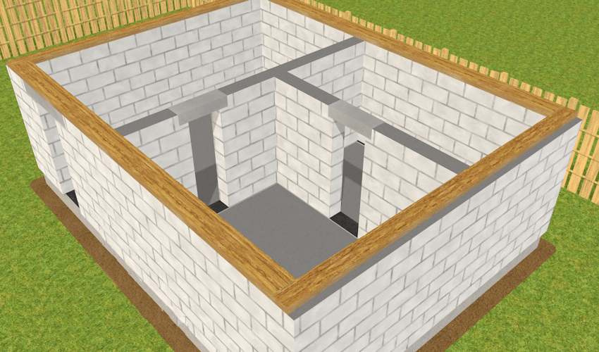 Баня из газосиликатных блоков: строительство и отделка на примере небольшой частной бани