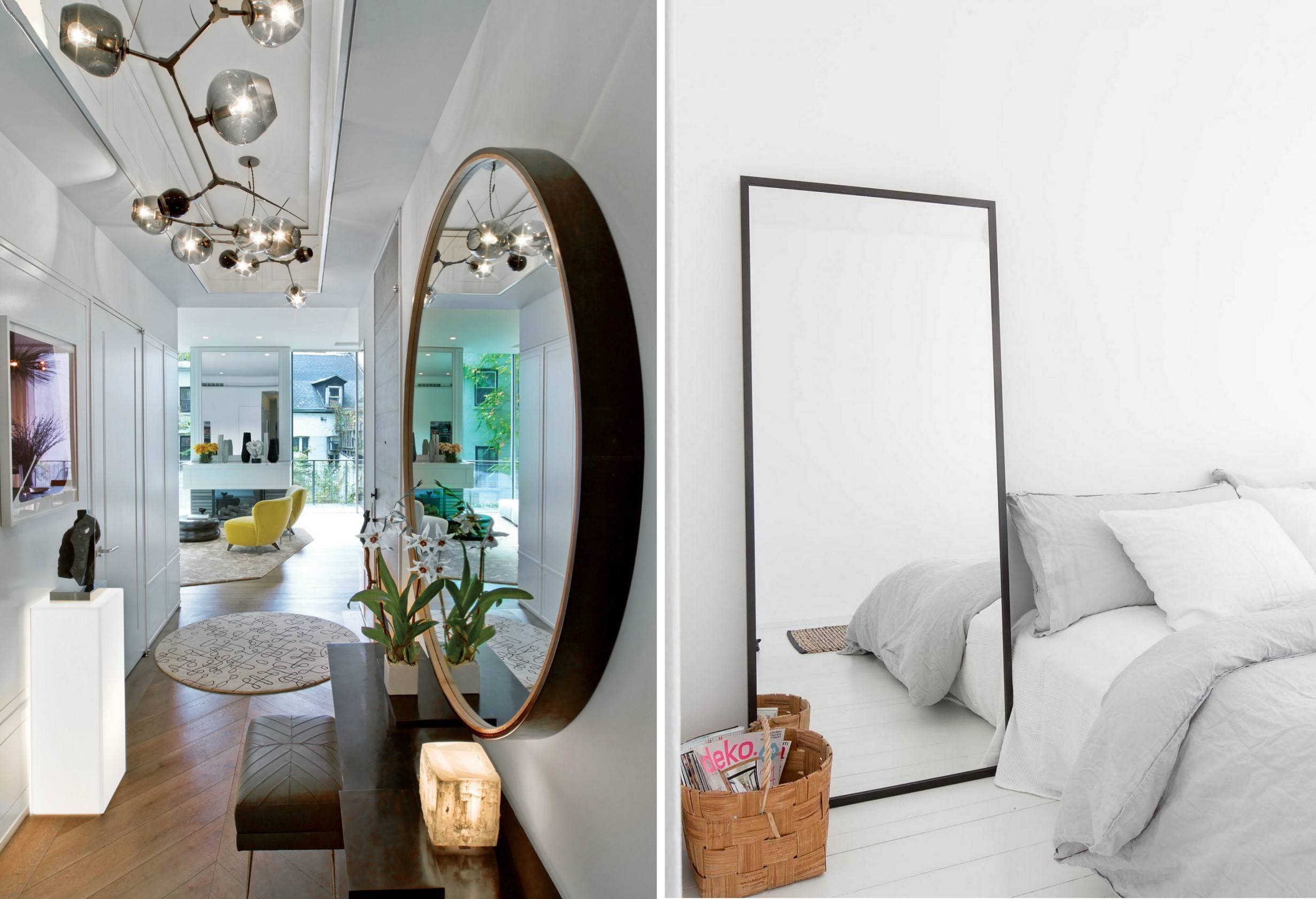 [60+ фото] зеркало в спальне: правила расположения по фен-шуй, дизайн, декор и цвет рам