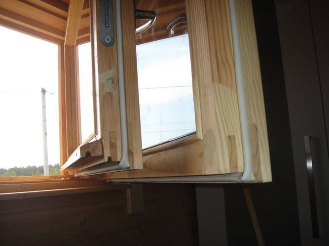 Утепление деревянных окон по шведской технологии