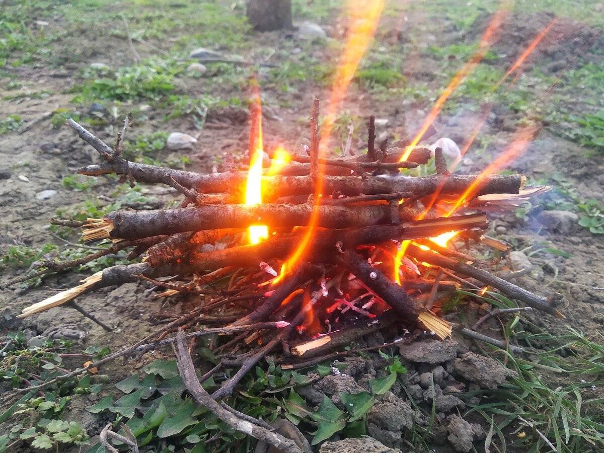 Как правильно разжечь костер в лесу