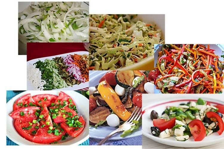 Вкусные салаты и закуски к шашлыку – рецепты с фото