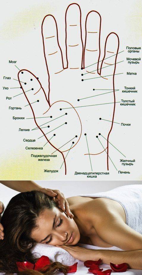 Акупунктурные точки на теле человека, атлас точек, отвечающих за различные органы: массажные, возбуждающие, активные