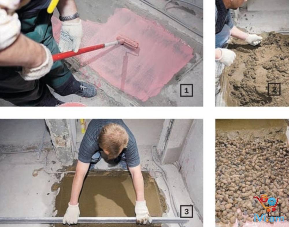 Как сделать цементно-песчаную стяжку пола
