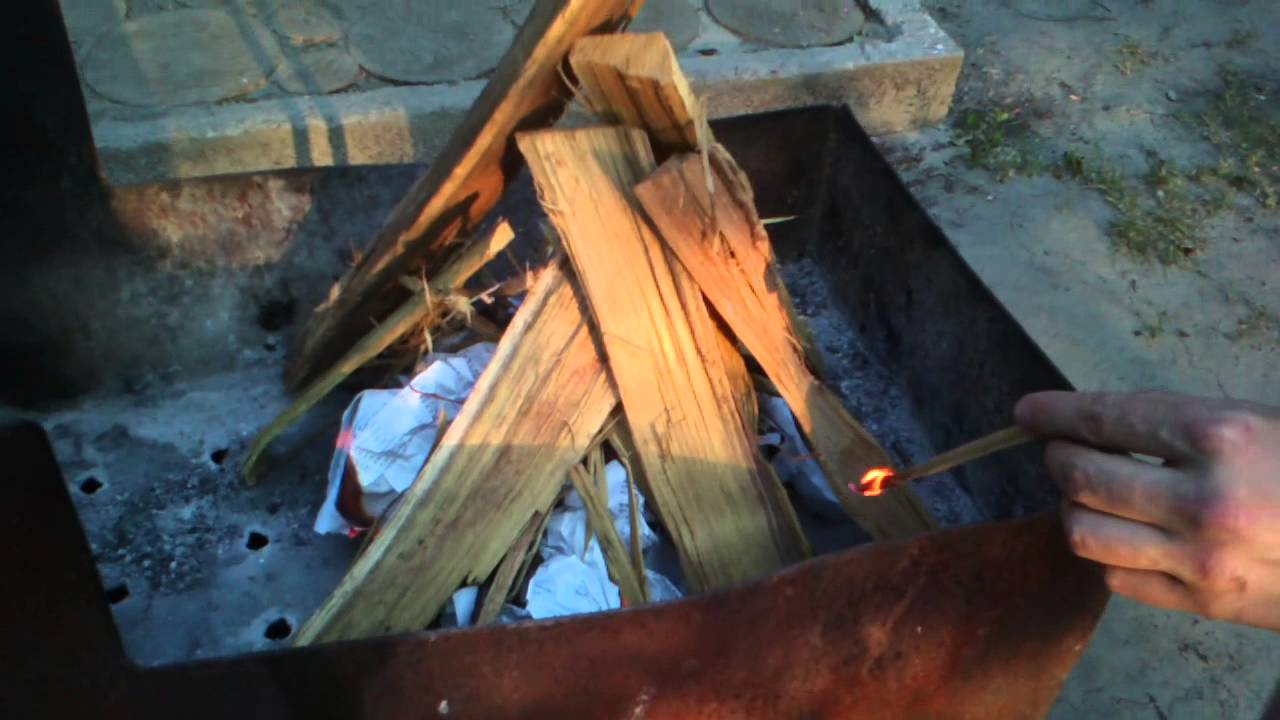 Как развести костер с углями и розжигом. как правильно разжечь угли в мангале