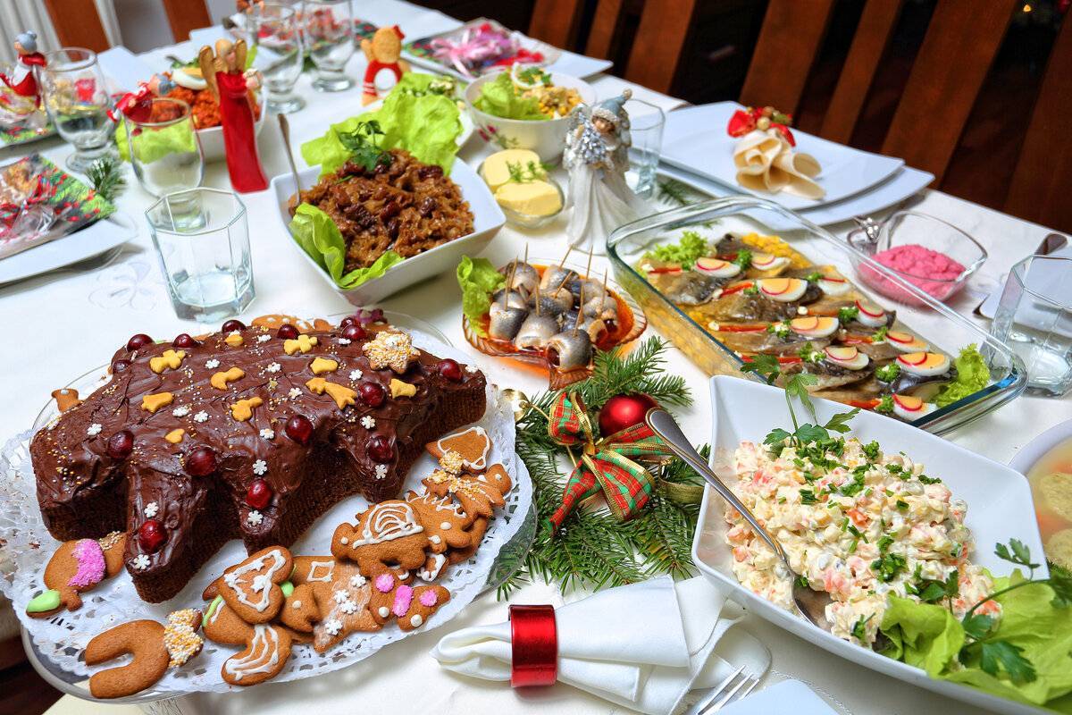 Полезные и вредные блюда новогоднего стола
