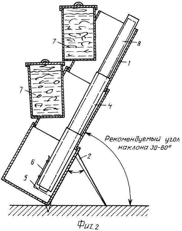 Печь ракета схема