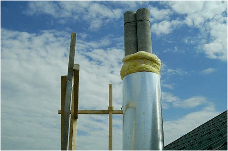 Асбестовая труба для дымохода: можно ли использовать асбестоцементную печную трубу для газового котла