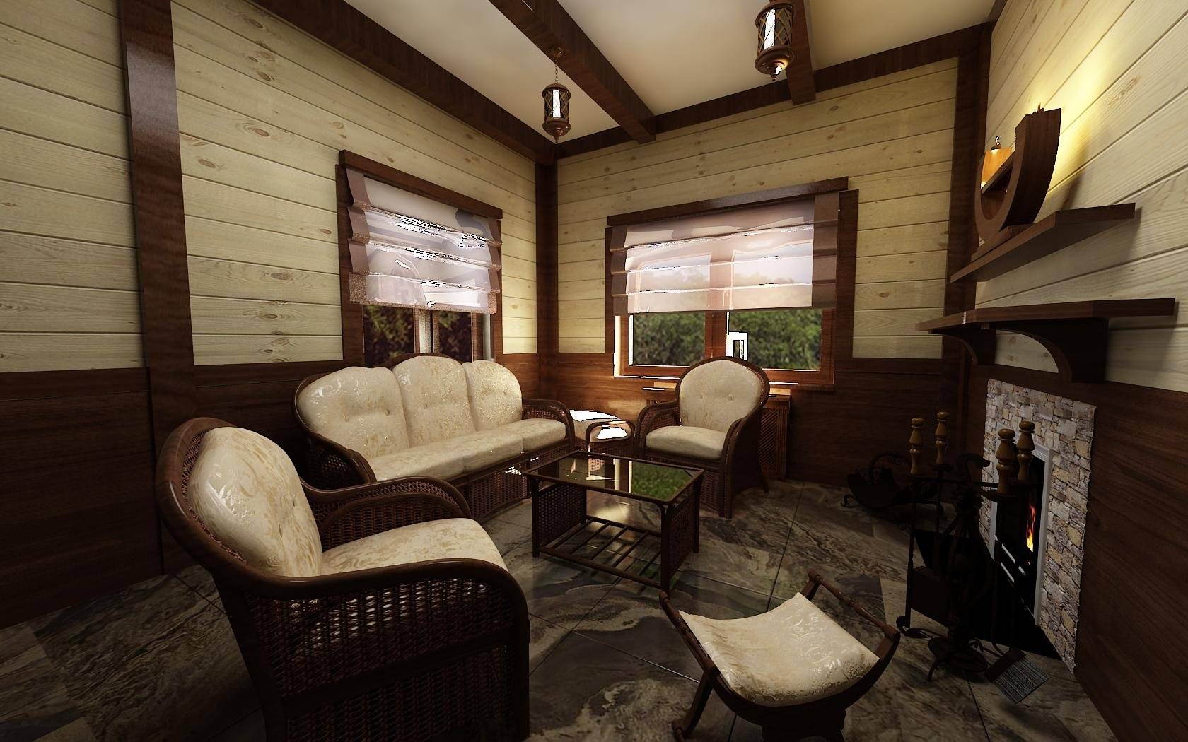 Дизайн интерьера комнаты отдыха в бане - журнал «жар и пар»