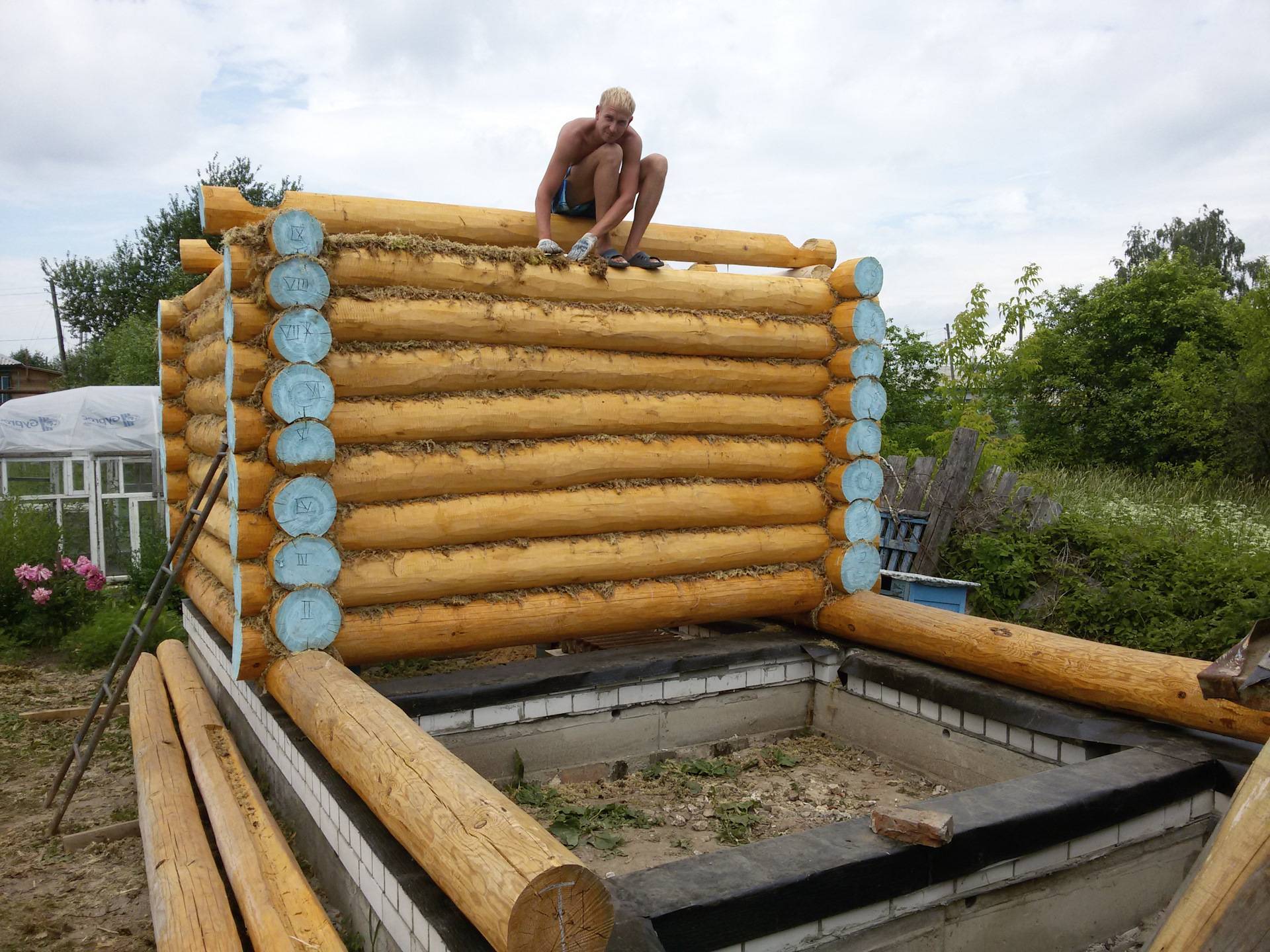 Баня из бревна своими руками: пошаговая инструкция - построить баню ру