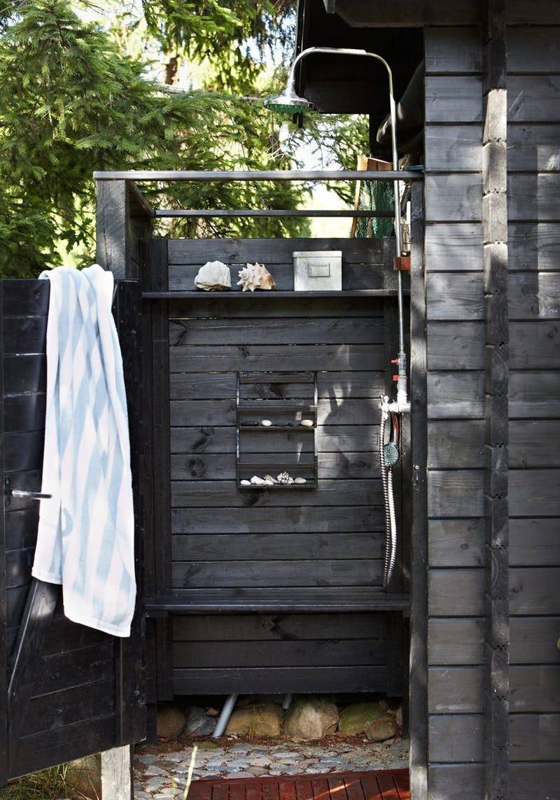 Как построить летний душ на даче: пошаговая инструкция