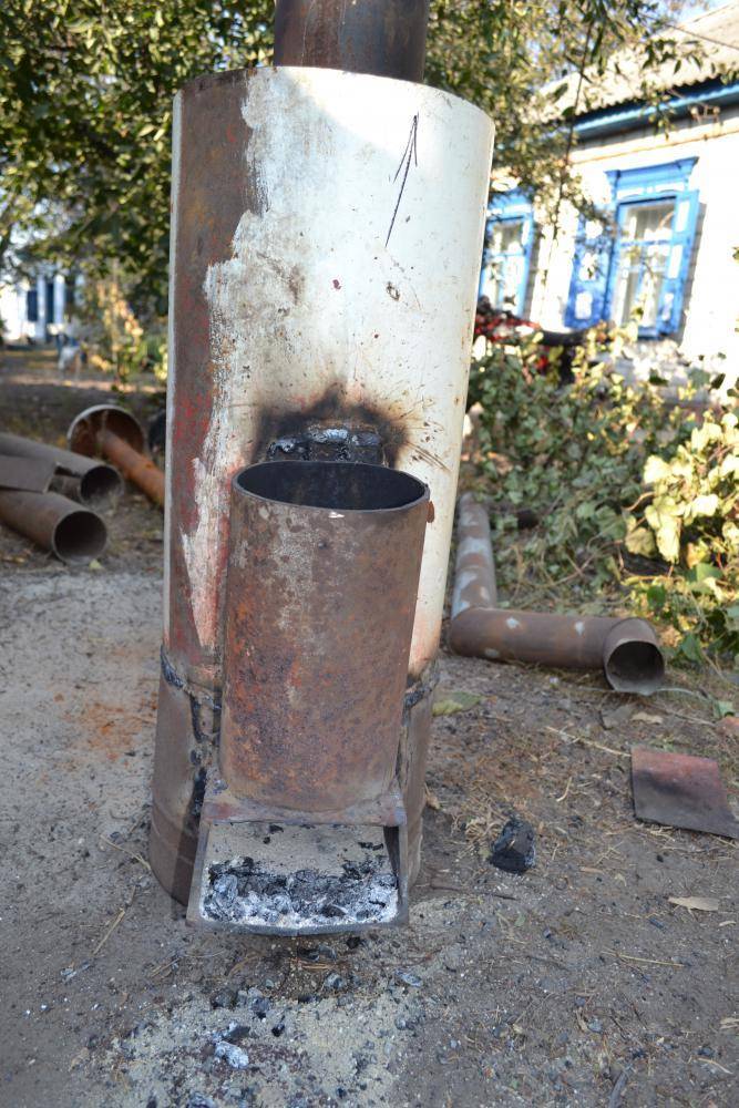 Печи из газового баллона своими руками