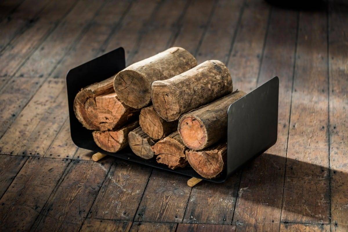 30 уникальных идей, где хранить дрова для камина