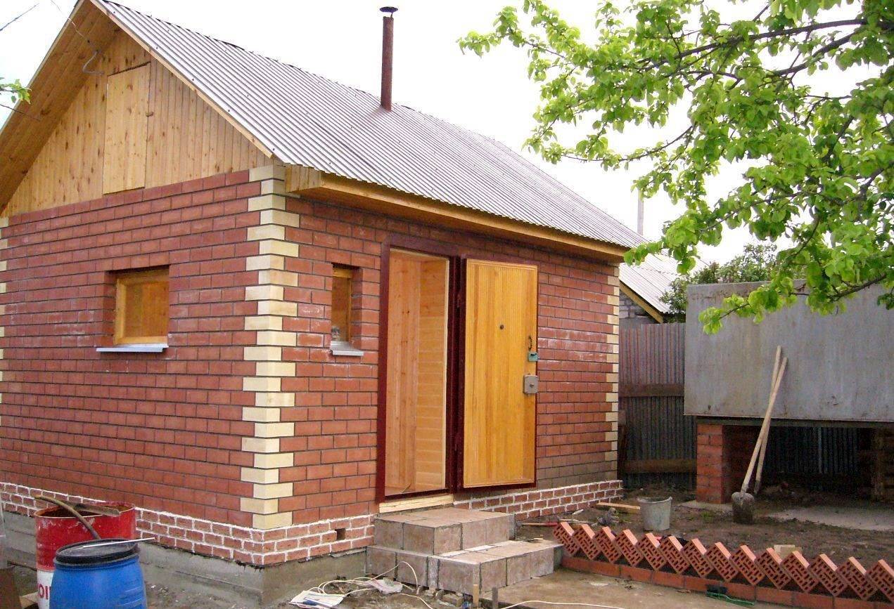 Постройка бани из кирпича на даче и в загородном доме: этапы строительства своими руками