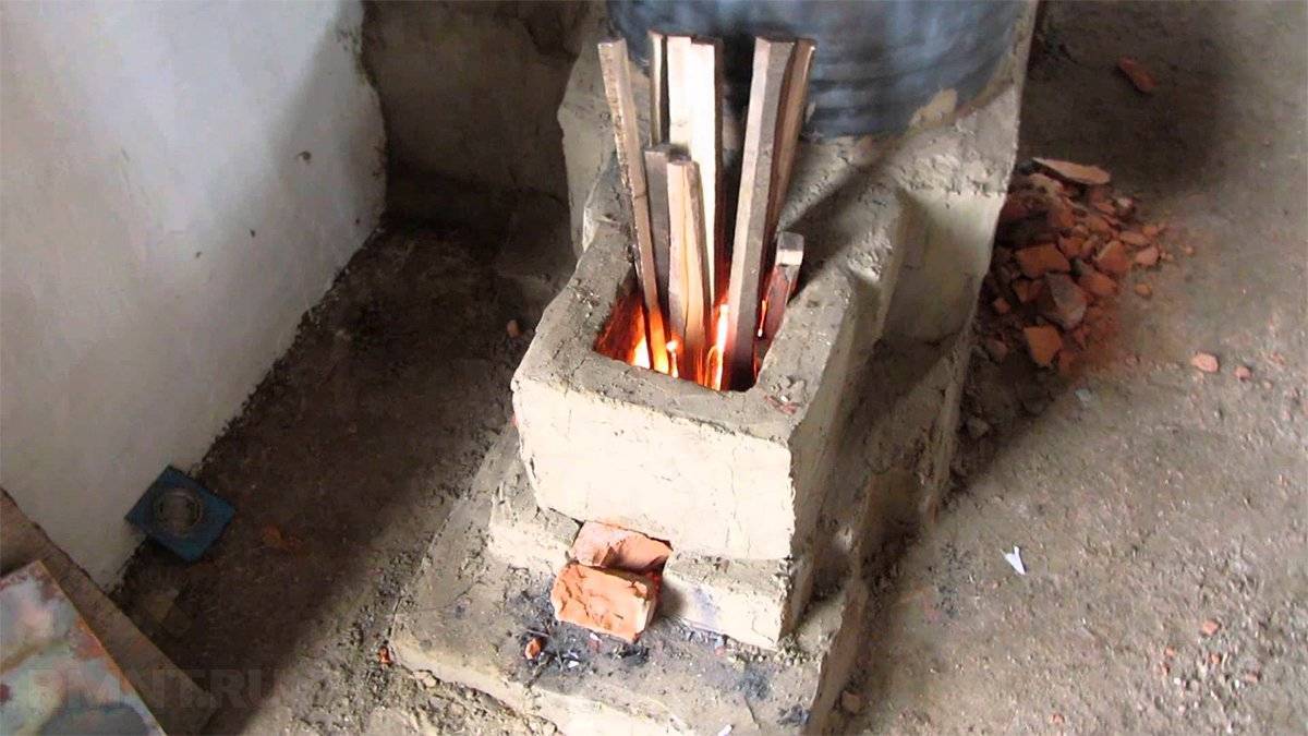 Печь ракета длительного горения своими руками: пошаговая инструкция