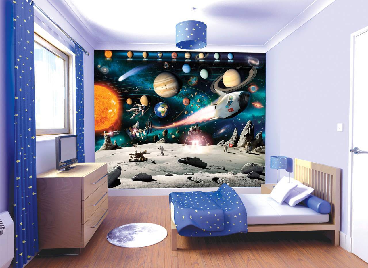 Комната в стиле космос для подростков: фото примеров и правильное оформление – детская в космическом стиле