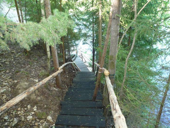 Как построить лестницу к реке