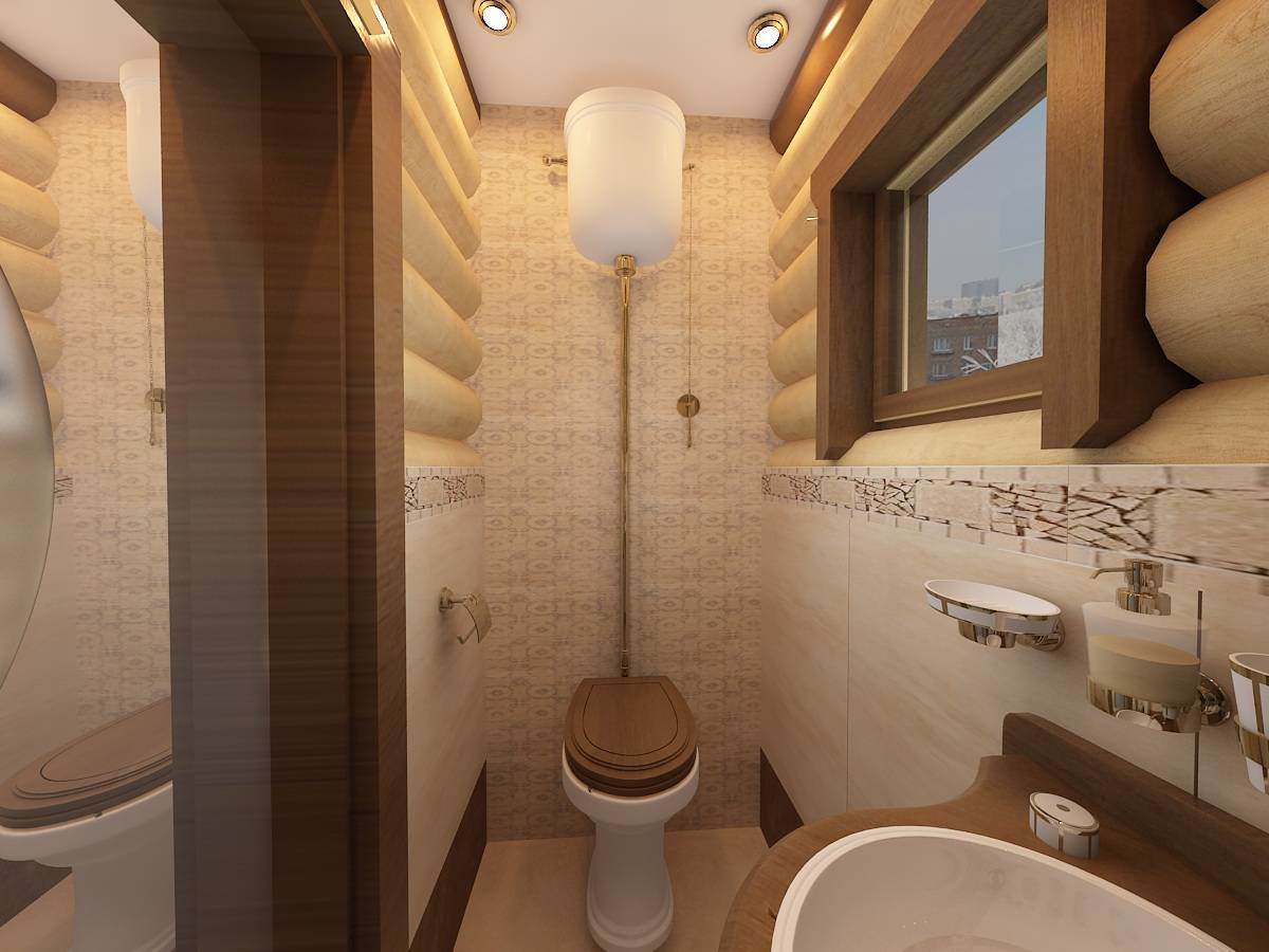туалет в бане дизайн