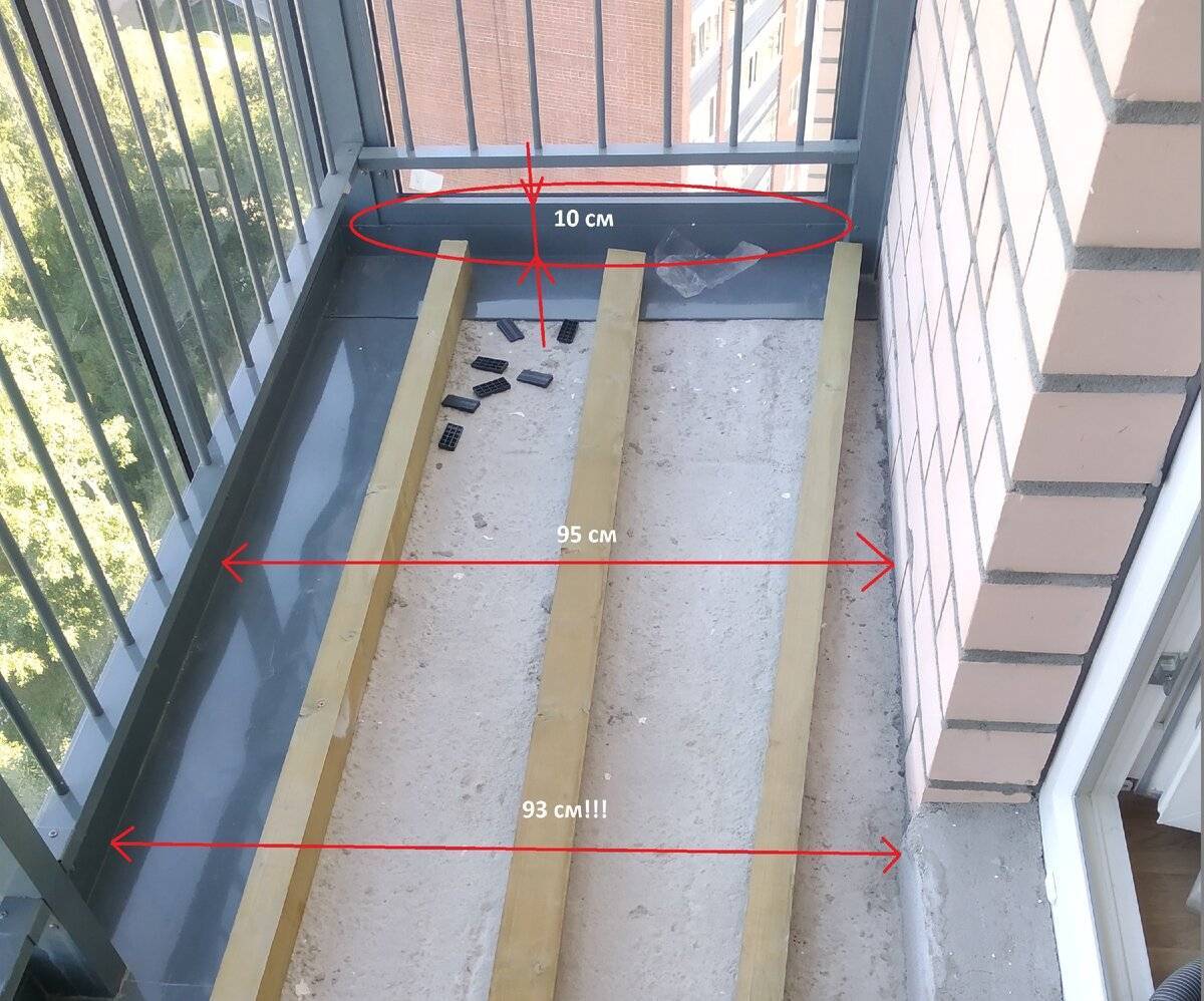 Из чего сделать пол на балконе: обзор материалов