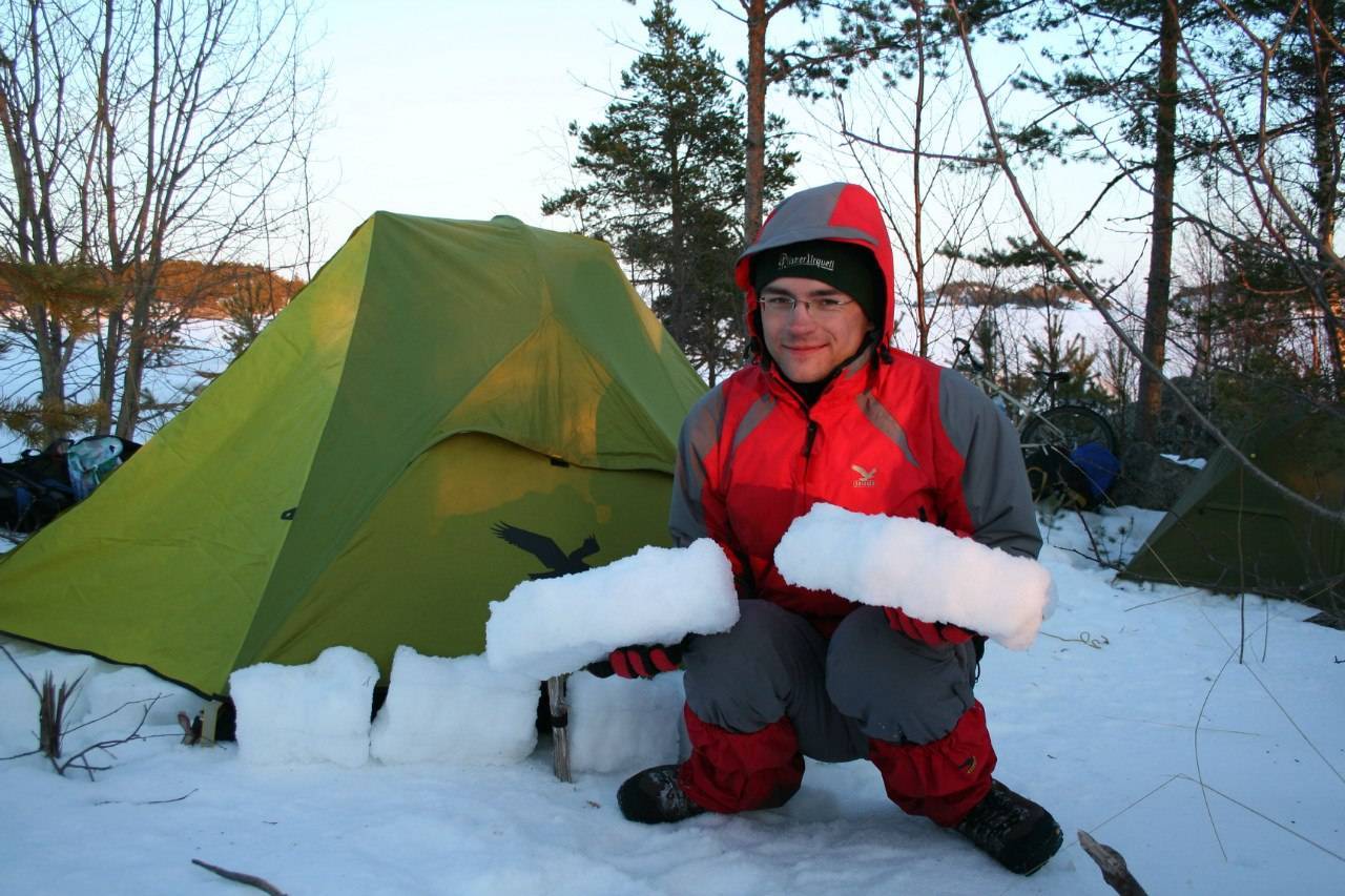 Утепленная ткань для зимней палатки