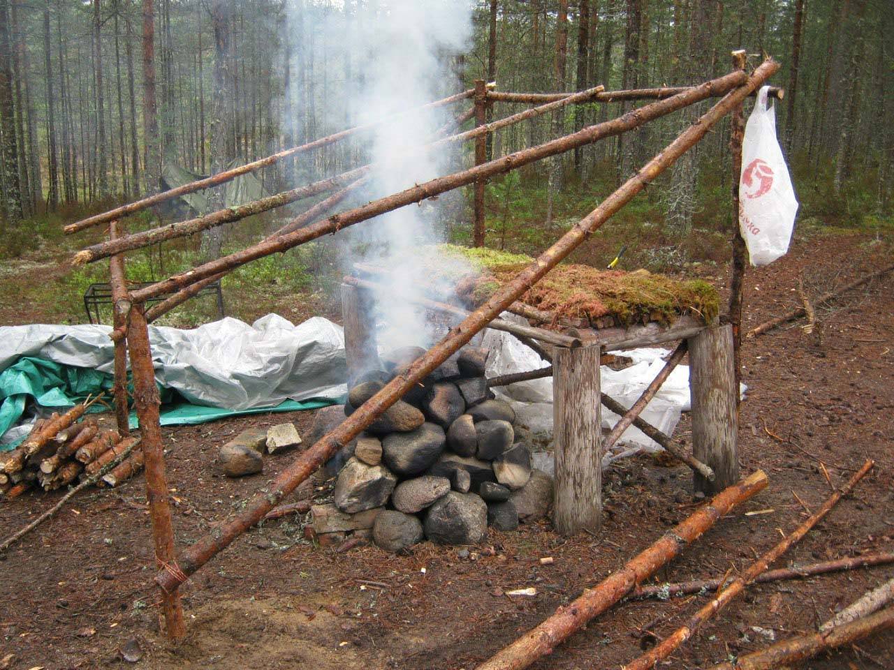 Как построить печь для походной бани: чертежи, видеоинструкция