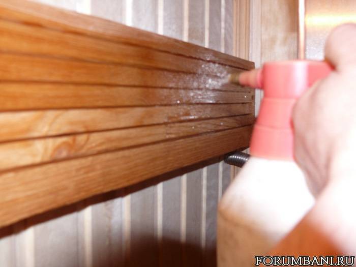 Уменьшаем влажность на стенах бани - инструкция