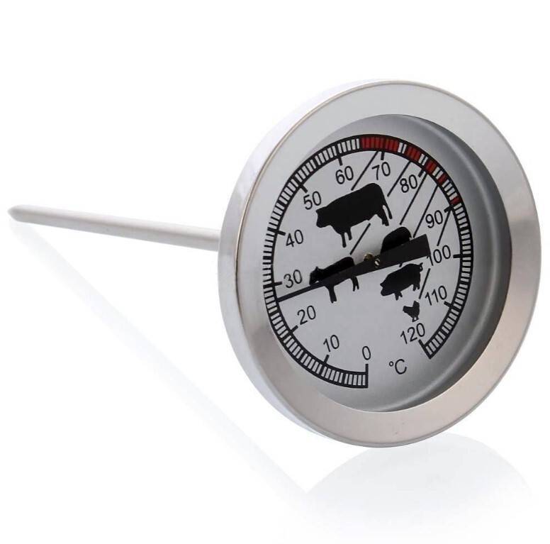 Термометры для коптилен: разновидности, характеристики, способы установки