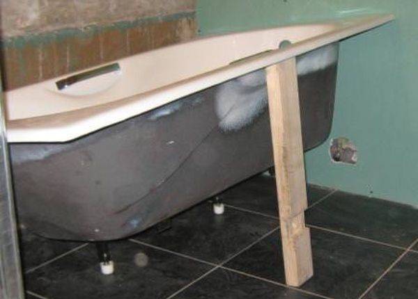 Как укрепить акриловую ванну чтобы не шаталась - архитектор спб