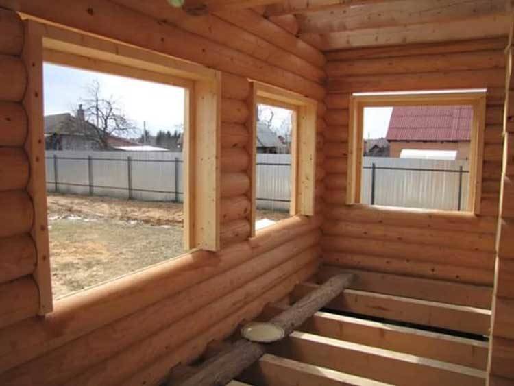 Обсада и окосячка — ставим двери, окна в деревянном доме