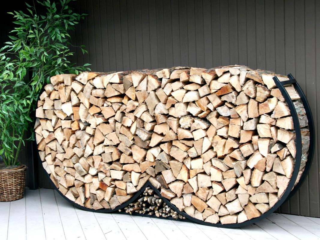Правила и способы хранения дров