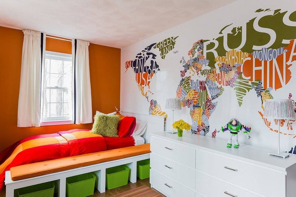 Художественная роспись стен в гостиной, спальне и детской