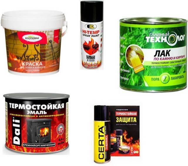 Краска для печей термостойкая: основные разновидности, область применения