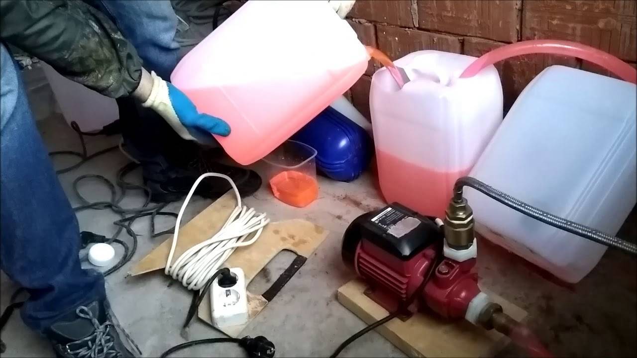 Незамерзающая жидкость для систем отопления дома своими руками