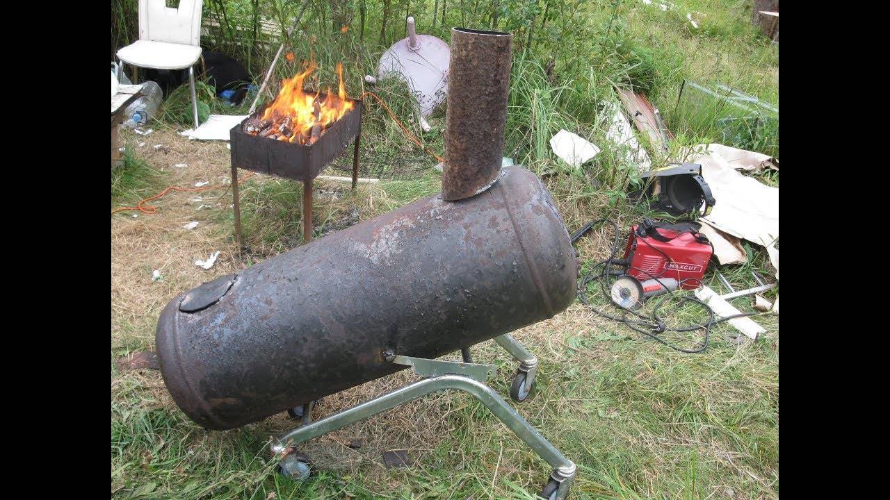Печь из газового баллона