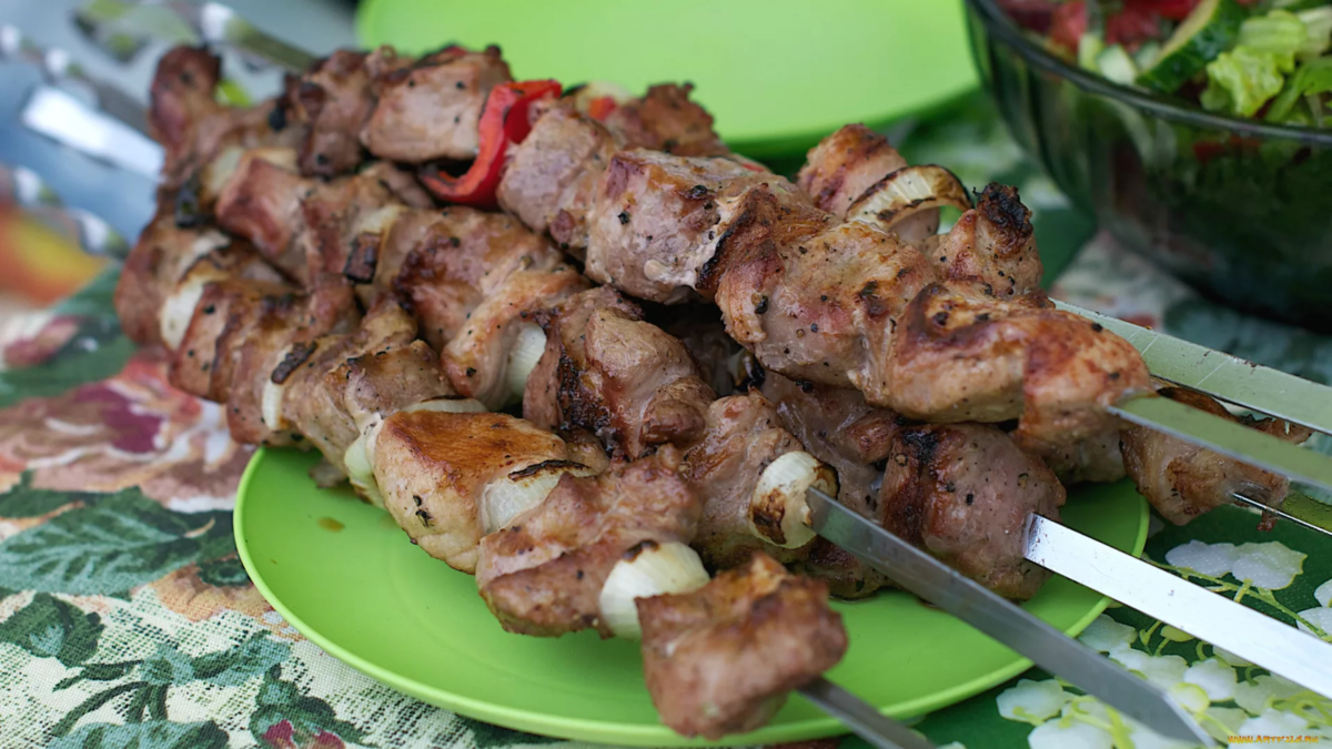 Шашлык из свинины — самый вкусный рецепт маринада чтобы мясо было мягким
