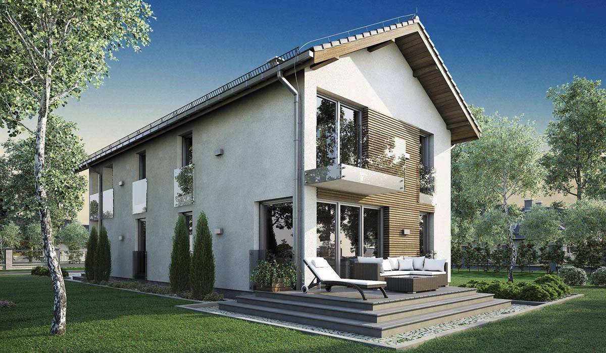 Проекты двухэтажных домов для узких участков от 150 до 250 м2