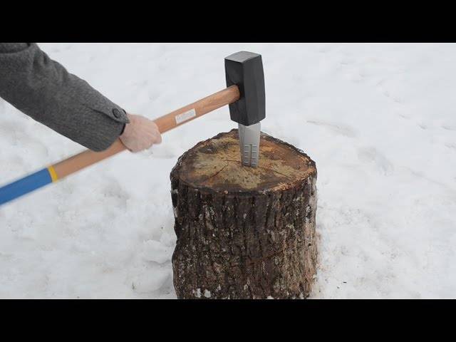 Инструмент для колки дров с ножной педалью: как быстро и легко заготовить дрова для дачи