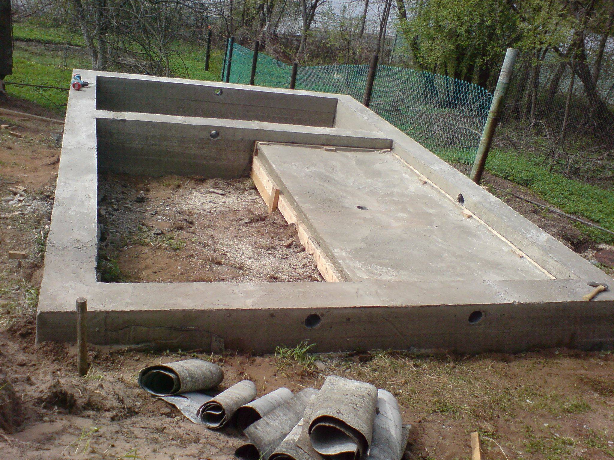 Фундамент для бани: пошаговая инструкция как залить, глубина и ширина основания