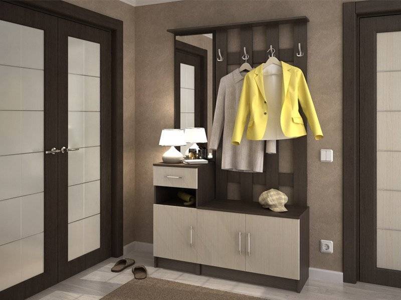 Дизайн маленькой прихожей: мебель в современном стиле, интерьер коридоров со шкафом
 - 39 фото