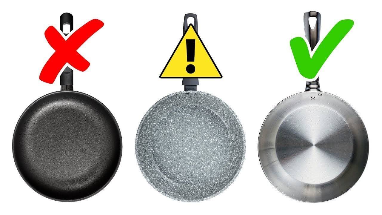 4 вида сковородок, готовить на которых может быть вредно для здоровья
