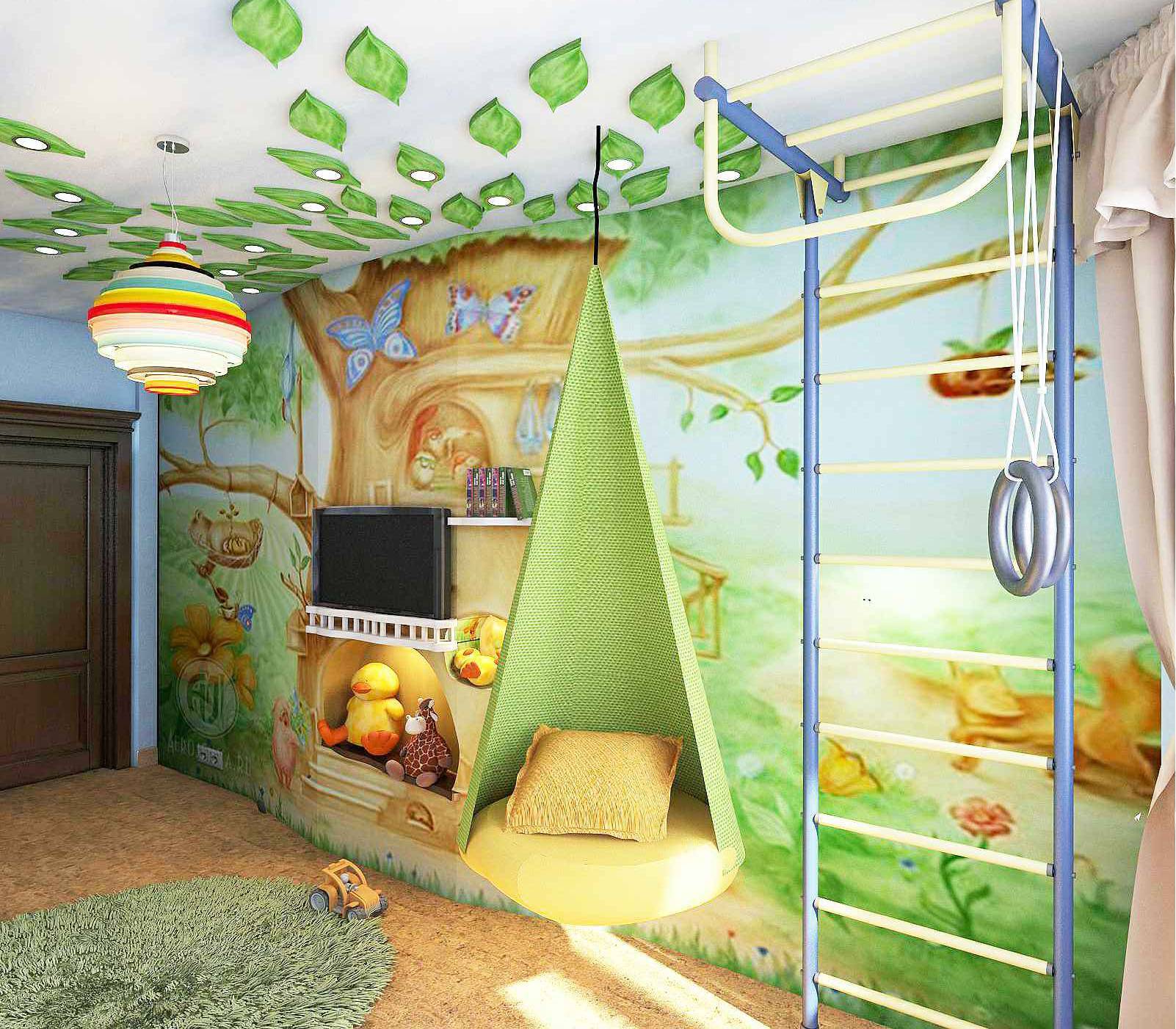 Интерьер детской комнаты: дизайн и требования к маленькой игровой