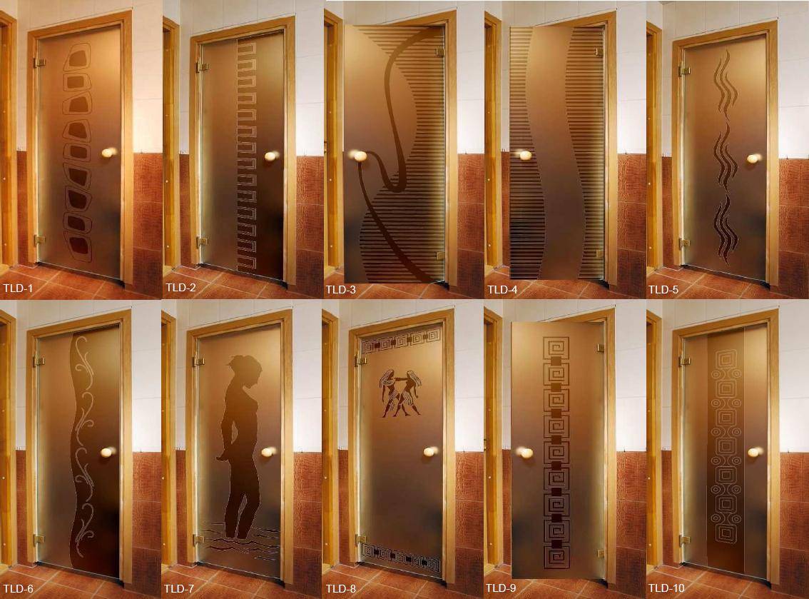 Стеклянные двери для сауны и бани: особенности моделей и технология установки своими руками