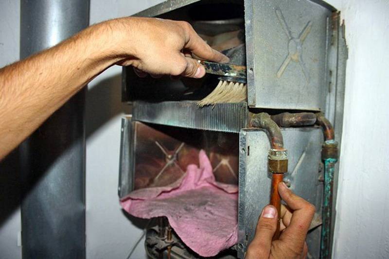 Как промыть теплообменник газового котла своими руками: промывка от накипи, как почистить, очистка, как очистить
